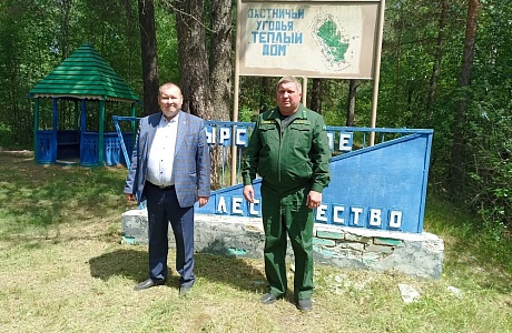 Министр лесного, охотничьего хозяйства и природопользования Пензенской области посетил Лунинское лесничество
